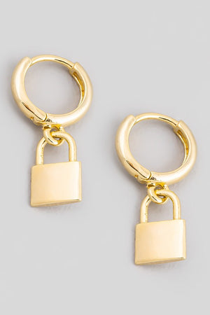 Mini Padlock Hoops